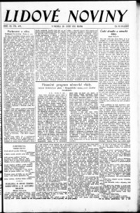 Lidov noviny z 28.9.1930, edice 1, strana 1