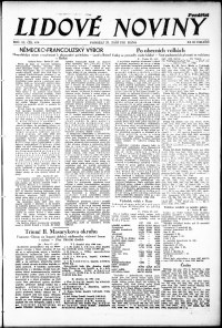 Lidov noviny z 28.9.1931, edice 1, strana 1