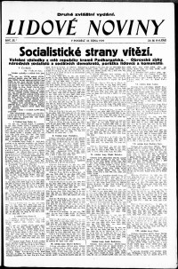 Lidov noviny z 28.10.1929, edice 1, strana 1