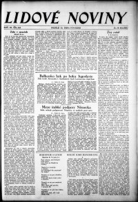 Lidov noviny z 28.10.1934, edice 2, strana 1