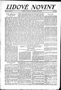 Lidov noviny z 28.12.1923, edice 1, strana 1