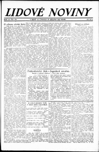 Lidov noviny z 29.3.1923, edice 1, strana 1