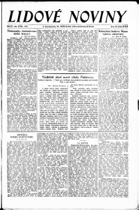 Lidov noviny z 29.3.1924, edice 2, strana 1