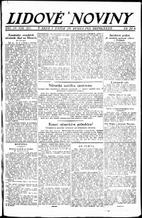Lidov noviny z 29.4.1921, edice 2, strana 1