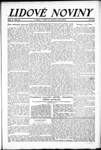 Lidov noviny z 29.5.1923, edice 1, strana 1