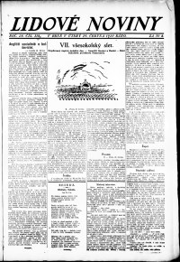 Lidov noviny z 29.6.1920, edice 1, strana 1