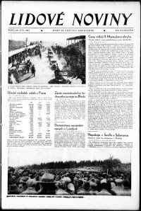 Lidov noviny z 29.9.1931, edice 1, strana 1