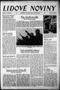 Lidov noviny z 29.10.1934, edice 2, strana 1