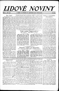 Lidov noviny z 29.11.1923, edice 2, strana 1