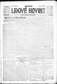 Lidov noviny z 29.12.1919, edice 2, strana 1