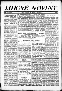 Lidov noviny z 29.12.1922, edice 1, strana 1