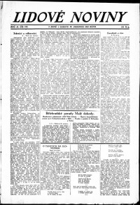 Lidov noviny z 29.12.1923, edice 2, strana 1