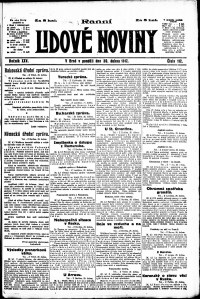Lidov noviny z 30.4.1917, edice 1, strana 1