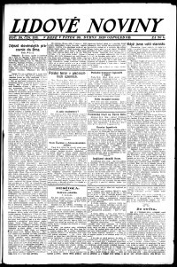 Lidov noviny z 30.4.1920, edice 2, strana 1