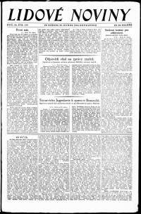 Lidov noviny z 30.4.1924, edice 2, strana 1