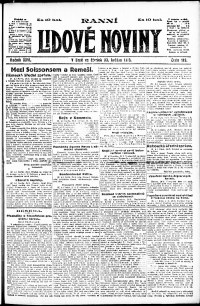 Lidov noviny z 30.5.1918, edice 1, strana 1