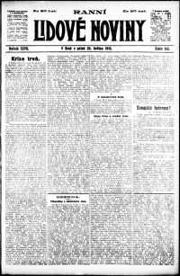 Lidov noviny z 30.5.1919, edice 1, strana 1