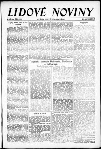 Lidov noviny z 30.5.1924, edice 1, strana 1
