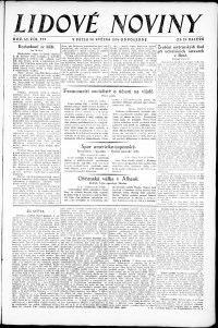 Lidov noviny z 30.5.1924, edice 2, strana 1