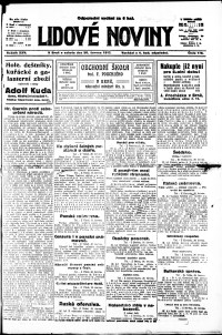 Lidov noviny z 30.6.1917, edice 2, strana 1