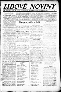 Lidov noviny z 30.6.1920, edice 2, strana 1