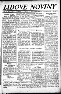 Lidov noviny z 30.6.1921, edice 2, strana 1