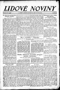 Lidov noviny z 30.6.1922, edice 2, strana 1