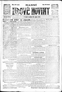 Lidov noviny z 30.8.1918, edice 1, strana 1