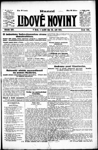 Lidov noviny z 30.9.1917, edice 1, strana 1