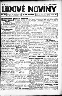 Lidov noviny z 30.9.1918, edice 1, strana 1