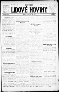 Lidov noviny z 30.9.1919, edice 2, strana 1