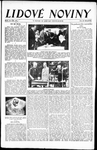 Lidov noviny z 30.9.1927, edice 2, strana 1