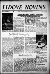 Lidov noviny z 30.10.1934, edice 2, strana 1