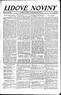 Lidov noviny z 30.11.1923, edice 1, strana 1