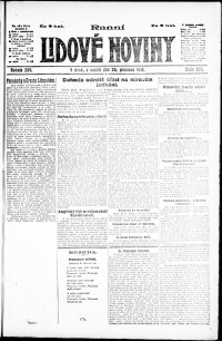 Lidov noviny z 30.12.1917, edice 1, strana 1