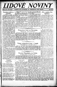 Lidov noviny z 30.12.1920, edice 1, strana 1