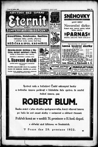 Lidov noviny z 30.12.1922, edice 1, strana 11