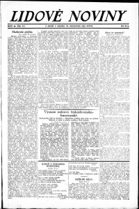 Lidov noviny z 30.12.1923, edice 1, strana 1