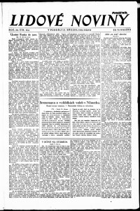 Lidov noviny z 31.3.1924, edice 1, strana 1