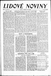 Lidov noviny z 31.3.1933, edice 1, strana 1