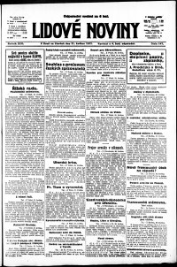 Lidov noviny z 31.5.1917, edice 3, strana 1