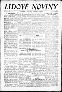 Lidov noviny z 31.5.1924, edice 2, strana 1