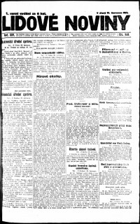 Lidov noviny z 31.7.1917, edice 2, strana 1
