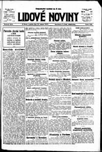 Lidov noviny z 31.8.1917, edice 3, strana 1