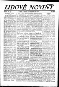 Lidov noviny z 31.12.1923, edice 1, strana 1